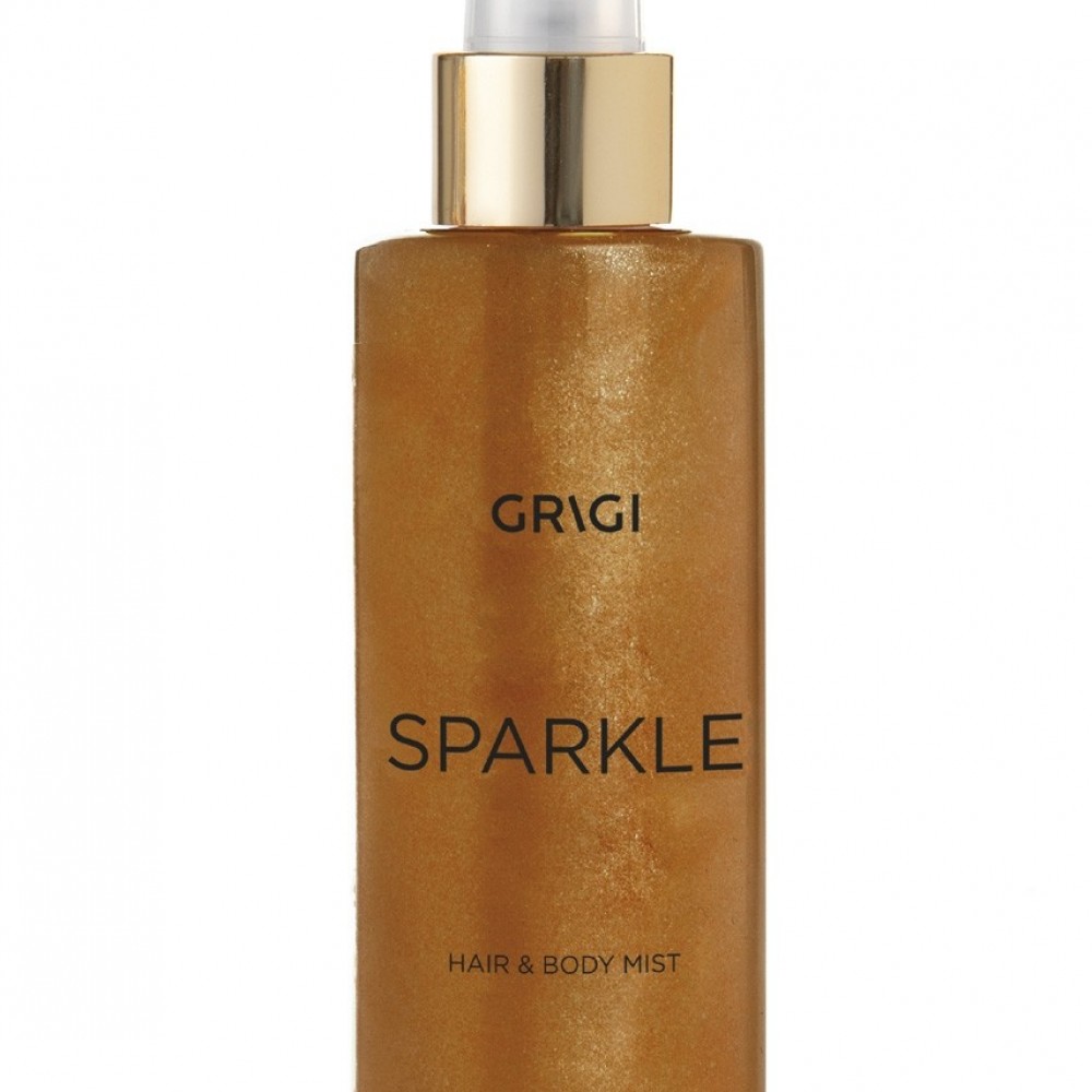 Grigi Sparkle Hair & Body Mist Luminous Tan Gold