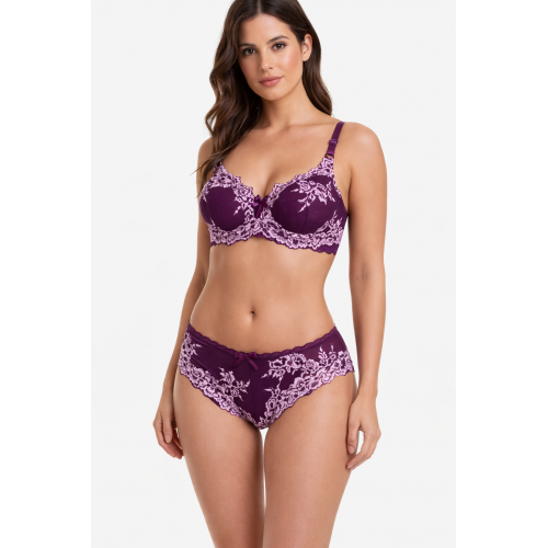 Plum Touch Lingerie Set