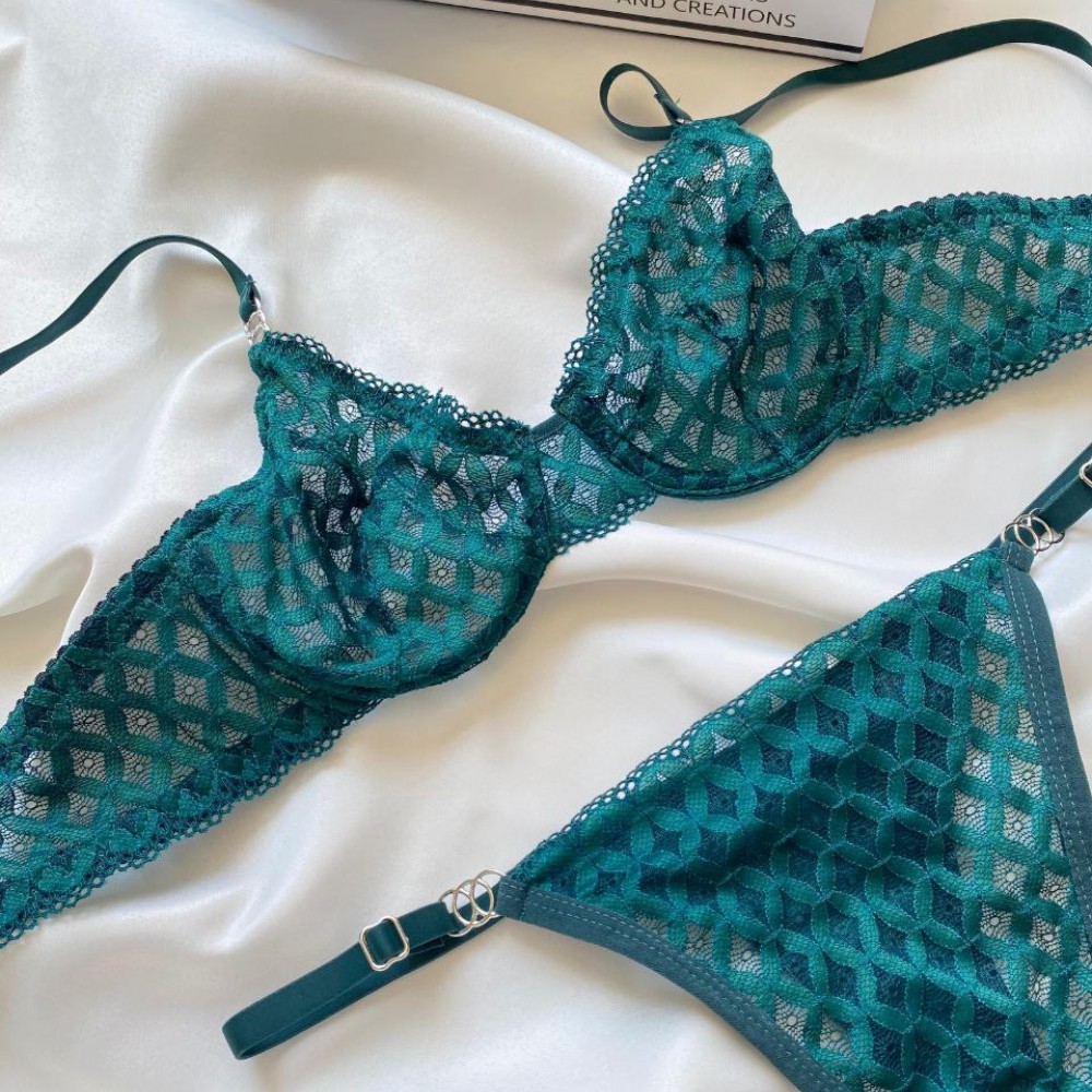 Midnight Ivy Lingerie Set