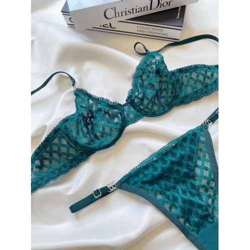 Midnight Ivy Lingerie Set