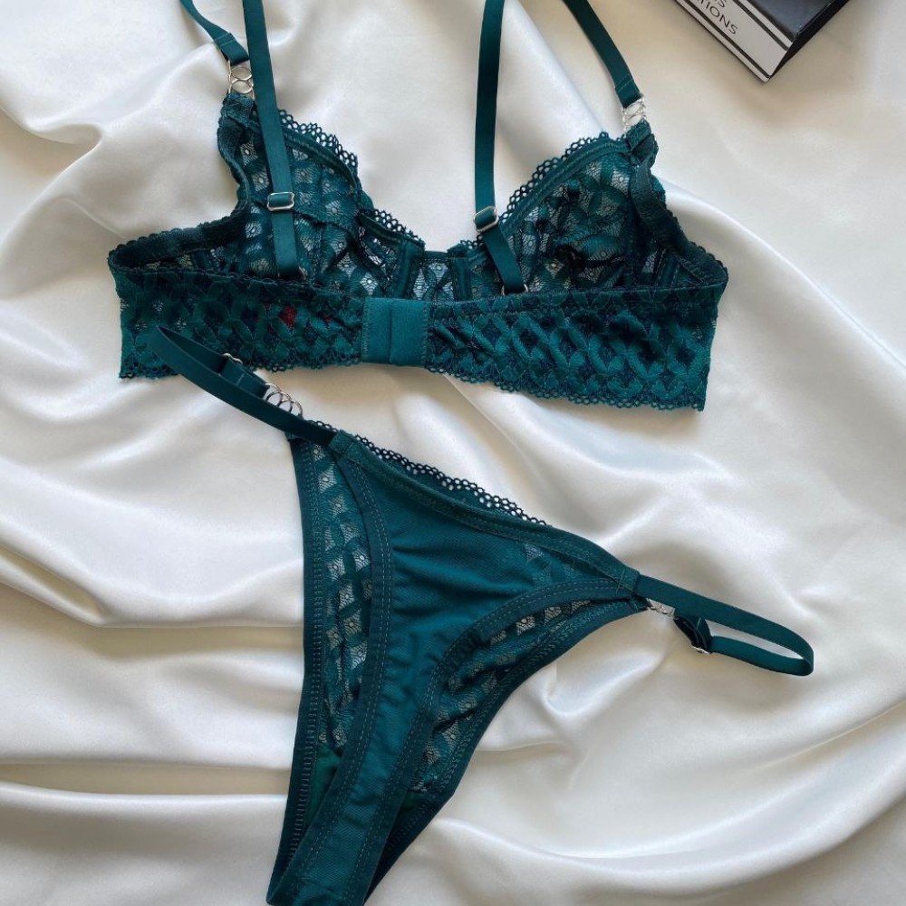 Midnight Ivy Lingerie Set