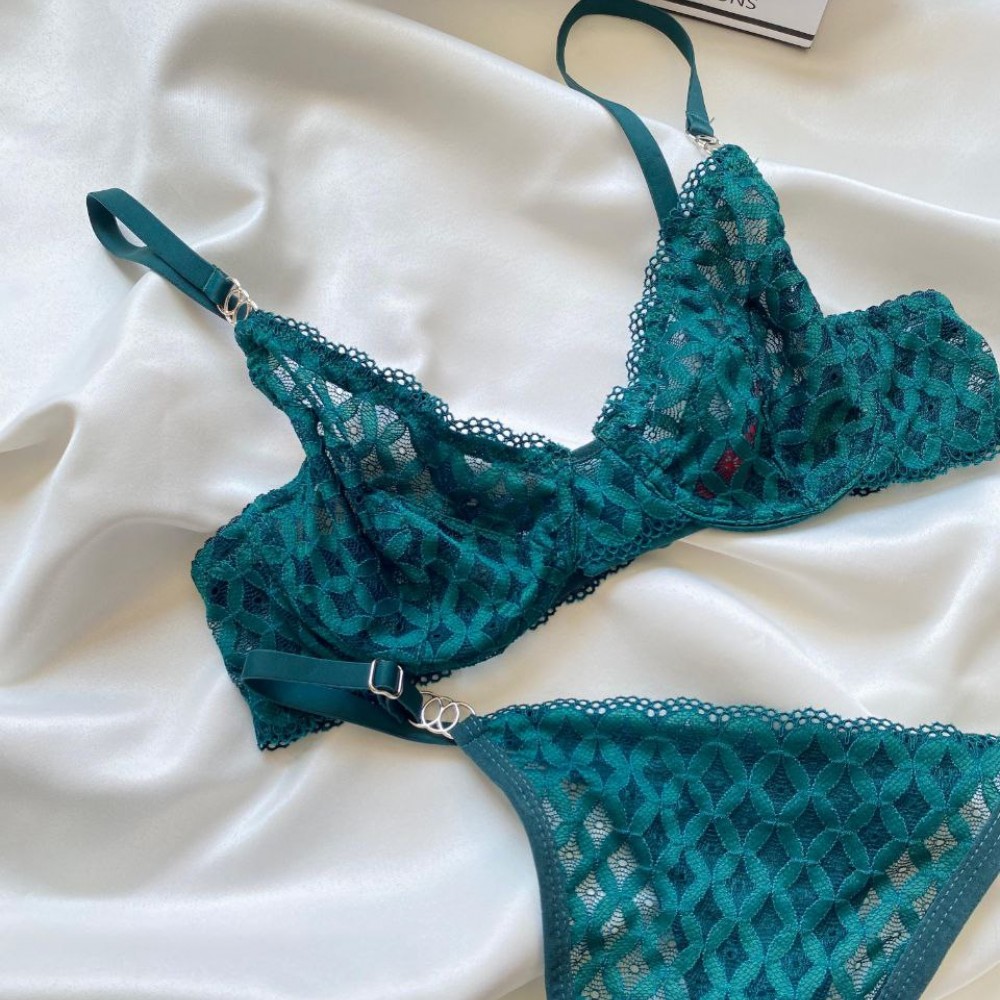 Midnight Ivy Lingerie Set