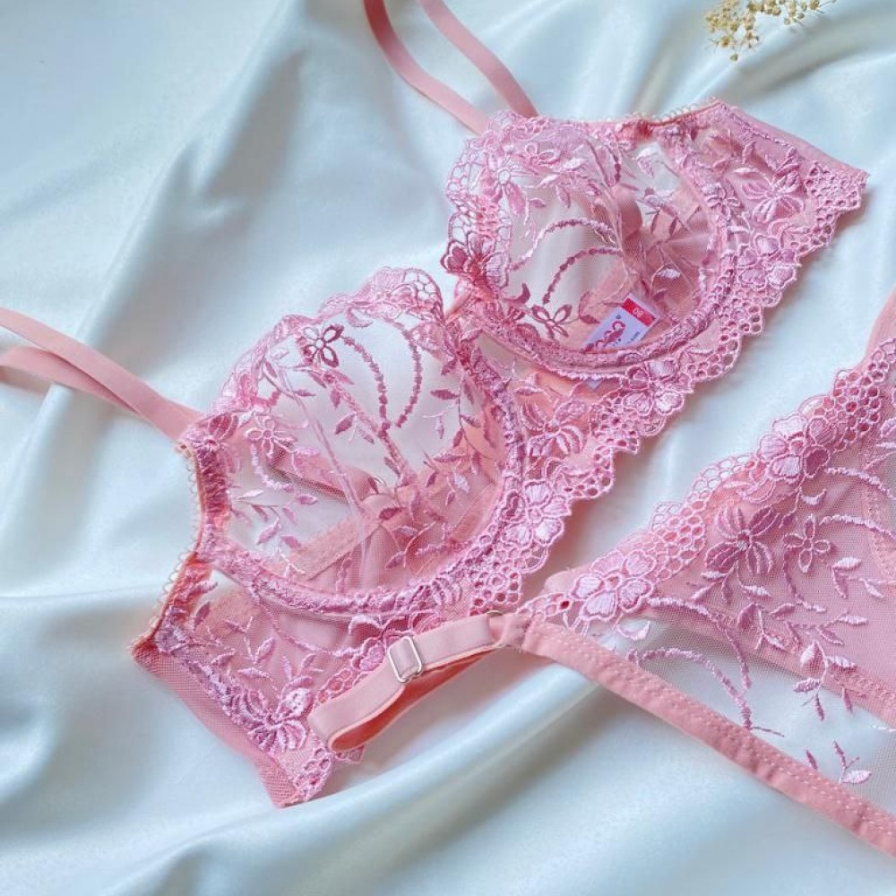 Pink Whisper Lingerie Set 