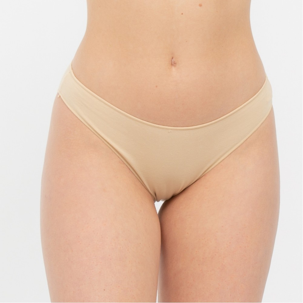 Γυναικείο Slip Μονόχρωμο Με Λεπτή Ραφή 3pack
