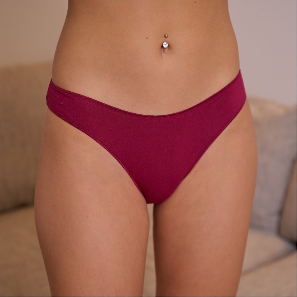 Γυναικείο Slip Μονόχρωμο Με Λεπτή Ραφή 3pack