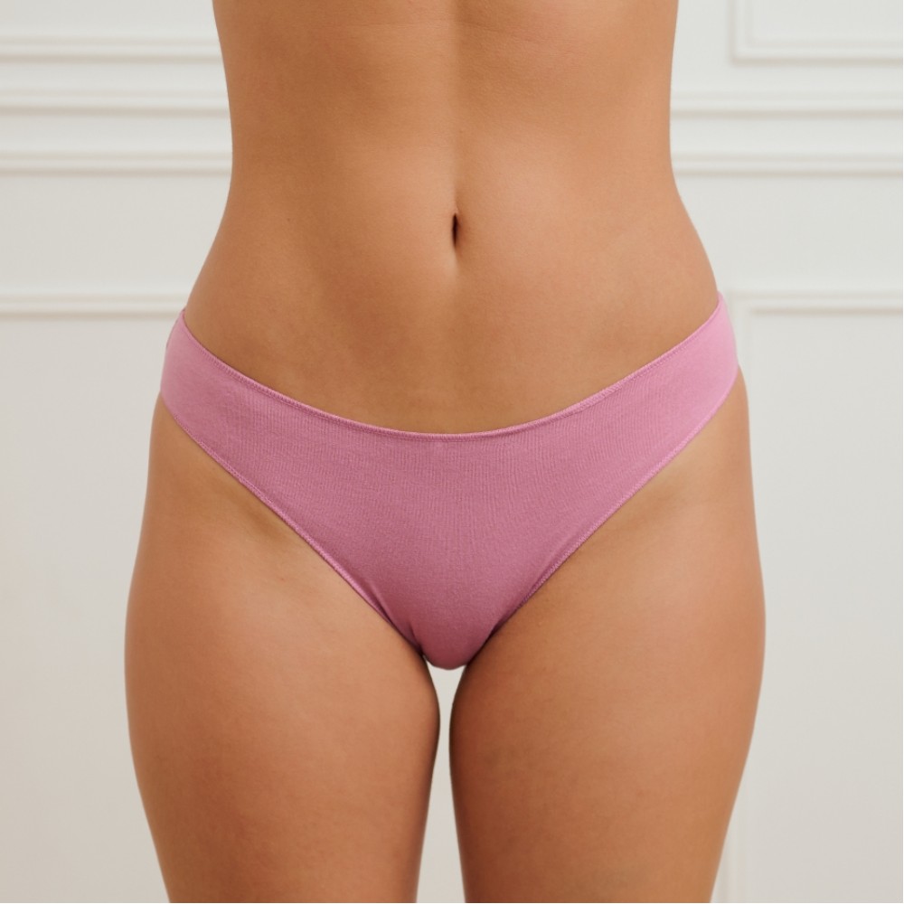 Γυναικείο Slip Μονόχρωμο Με Λεπτή Ραφή 3pack