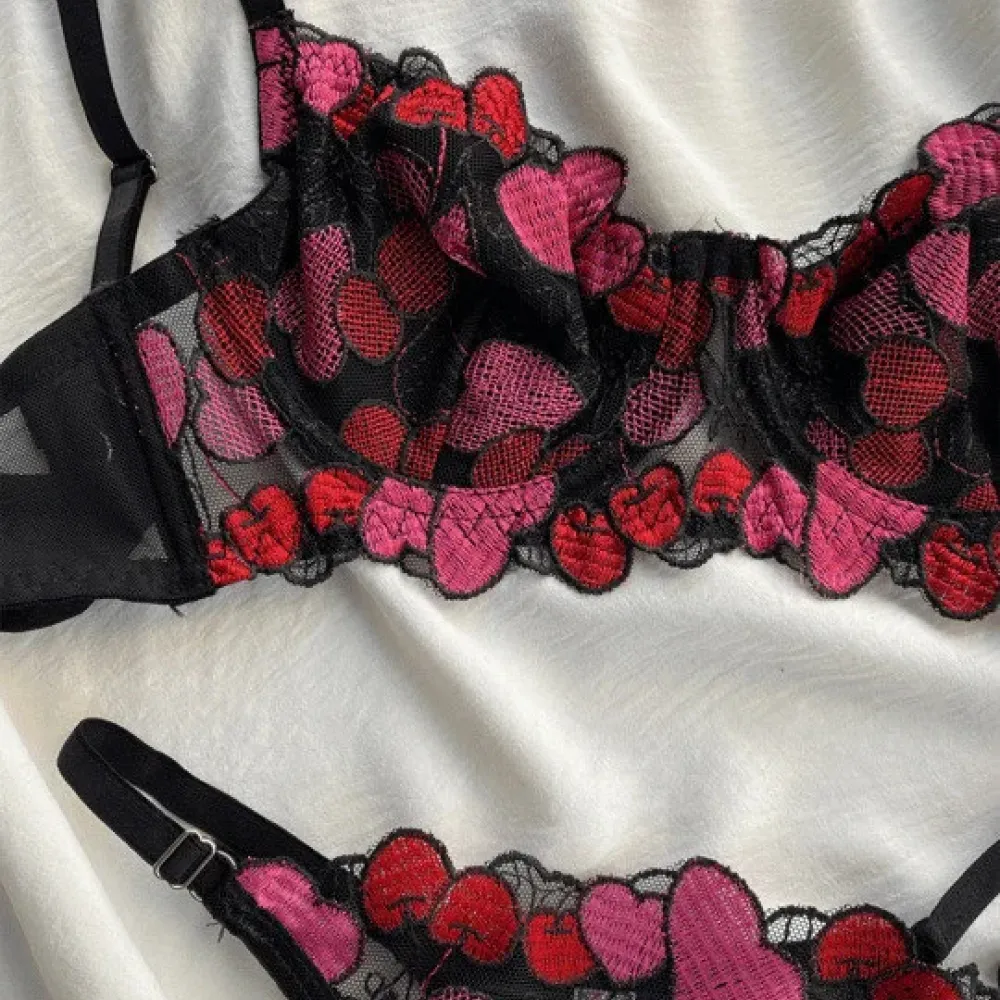 Ruby Heart Lingerie Set Ruby Heart Lingerie Set