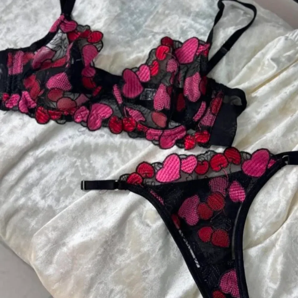 Ruby Heart Lingerie Set Ruby Heart Lingerie Set
