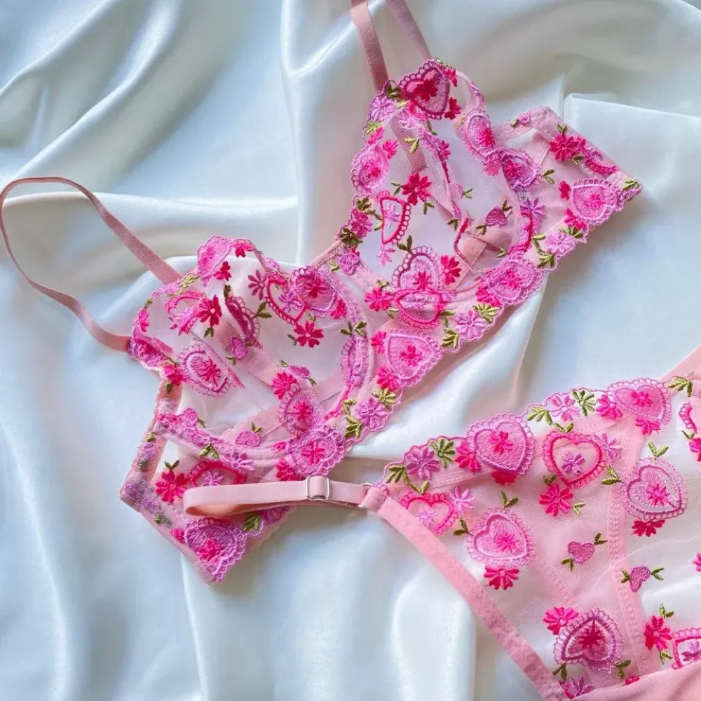 Rose Blush Lingerie Set