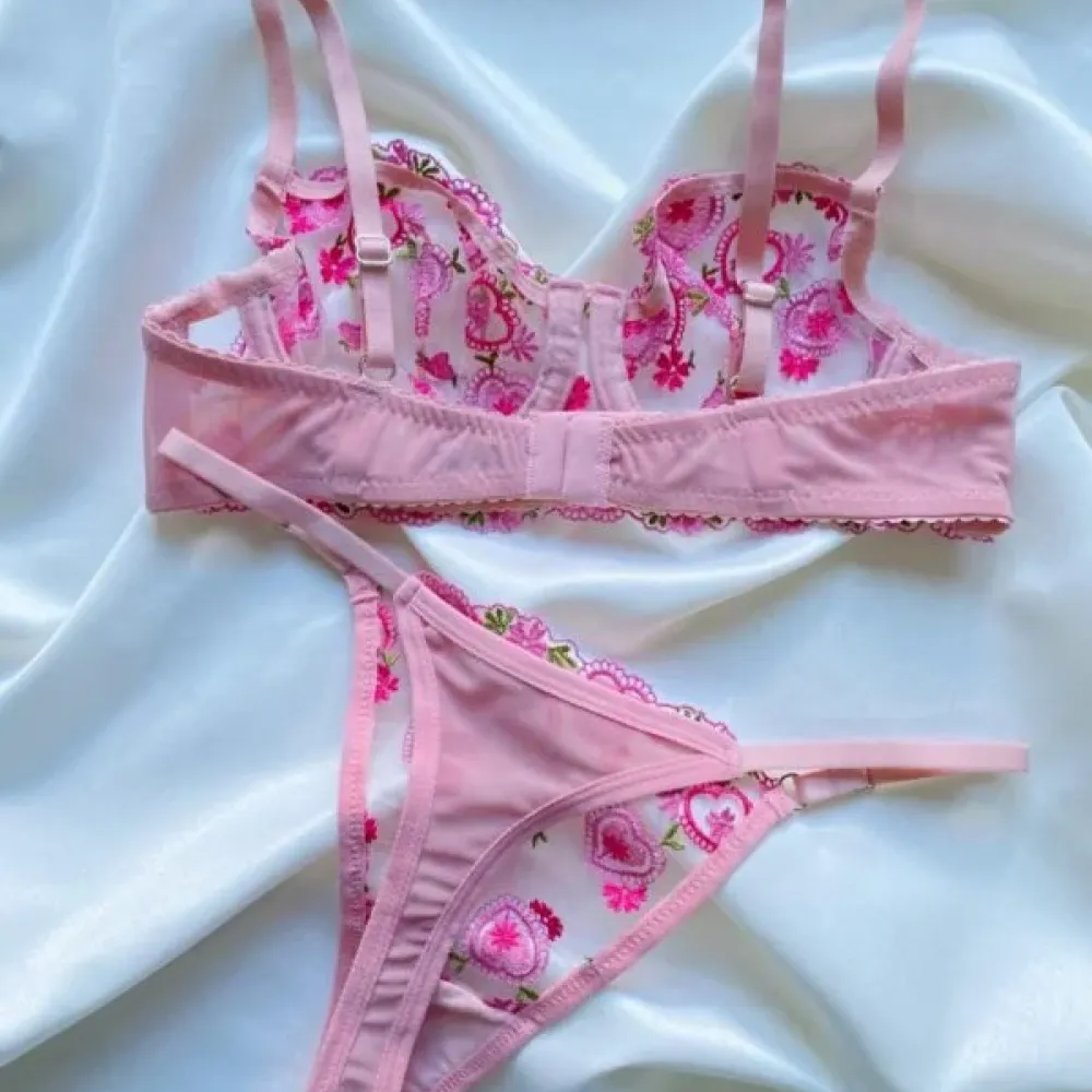 Rose Blush Lingerie Set