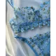 Azure Sky Lingerie Set